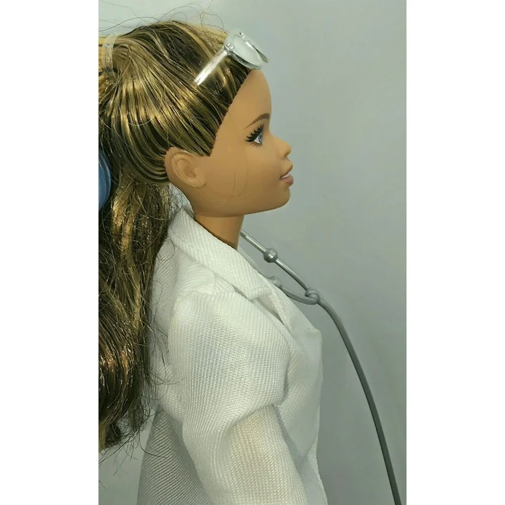 Mattel Barbie Space Scientist Doll Dentist Accessories Lab Coat NASA Lot 2016
